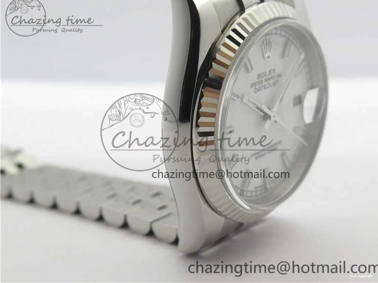 on Steel Edition 116234 Dial 36 SS 1:1 DateJust 904L White V3 SH3135 Jubilee ARF Best Bracelet 0501